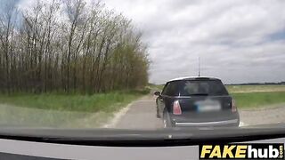 Unregistered driver gets screwed by a fake cop in a steamy encounter