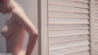 A kawaii schoolgirl, inspired by Eva Elfie, gets creampied and receives a facial