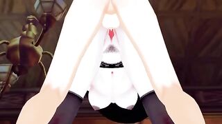 Alcina Dimitrescu banged doggy style in Resident Evil 8 hentai