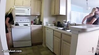 Family Lust Cumshot Compilation, the hottest step-family action