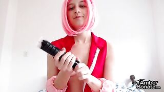 Sakura teaches you how to masturbate just like a pro, straight from the ninja world