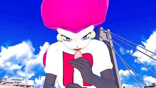 Jessie from Team Rocket fucks your Pokémon in an intense hentai POV