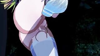 3D hentai with the blue exorcist Shura Kirigakure in all her glory