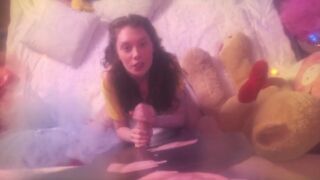 Elena Koshka fucks Danny Devito’s cock with the same passion she brings to her solo scenes