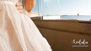 An adventure on an abandoned beach bar, the couple gets horny and keeps going
