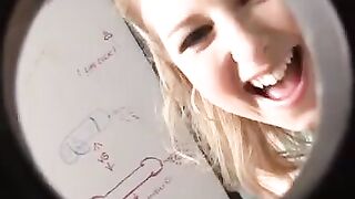 Sunny Lane is an expert in the art of fellatio