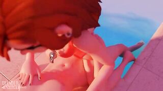 Wendy confesses her love for Dipper and gets intimate by the pool in a steamy Gravity Falls scene