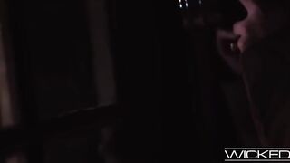 A gorgeous photo model gets fucked hard after a long session