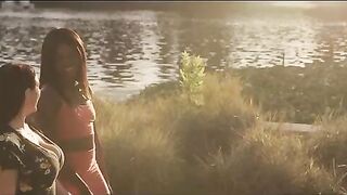 The most romantic lesbian sex with stunning babe Ana Foxxx in HD