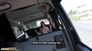 Skinny Spanish babe Linda Del Sol masturbates and fucks in the car