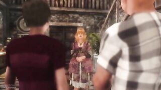 The Nasty Harry Potter Meets Ginni The Sexy Sister in an intense 3D scene