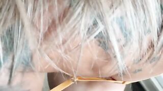 Best Doggy POV with intense blue-eyed girl action