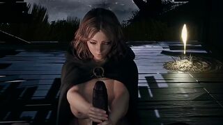 Blonde beauty Melina gets fucked hard in an intense Elden Ring scene