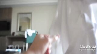 Relaxing on Vacation: A Blonde with a Perfect Body Tries Sex