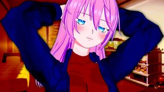 Shikimori Micchon gets her pussy railed from behind in a steamy scene