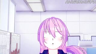 Shikimori Micchon gets her pussy railed from behind in a steamy scene