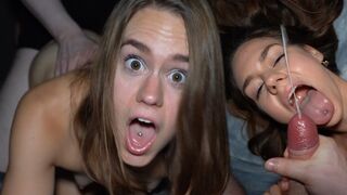 Lusty teen Leria Glow gets her pussy destroyed in a rough session