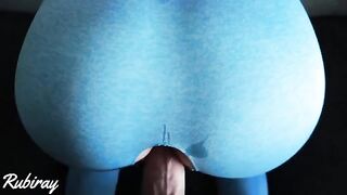 A fit girl has sex with her nice friend on the couch