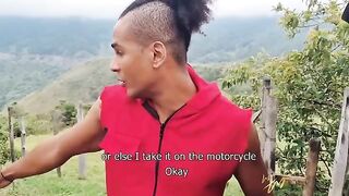 Mariana Martix pays her mechanic with her pussy on a public road