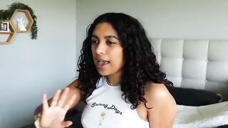 The guy made a mess on the head of a bitch with a perfect pussy