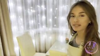 A guy fucked a housemaid while his wife was at work, a daring move