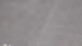 An amateur couple has sex on a vacation trip with creampie and tit action