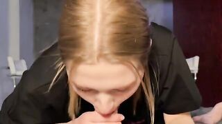 A cute girl got caught cheating and was kicked out of the house