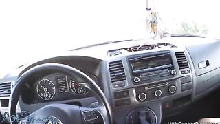 A cute girl hitchhiked, but the driver wanted something in return for the ride