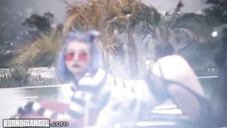 The goth princess Arya Fae is hungry for anal sex and intense orgasms