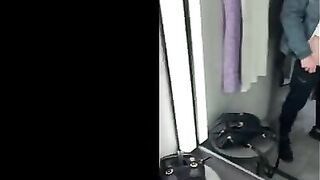 A man fucked me hard in the fitting room and I squirted all over him