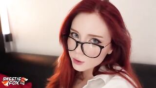 Secretary works late and gets fucked hard by boss