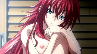 Rias greets her new servant - a spicy hentai JOI scene