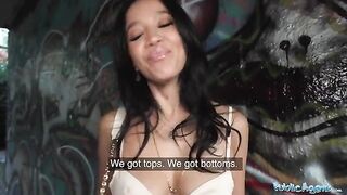 Natural model Asia Vargas offered sex for a large sum of money on the street