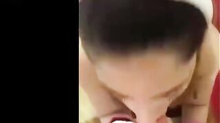 The first cum shot compilation of a young woman, featuring intense facial finishes