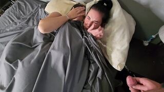 Two girls wet their panties while making out after pissing on them