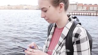 A cute baby waited for her new boyfriend, but she did not expect this to happen on their first date