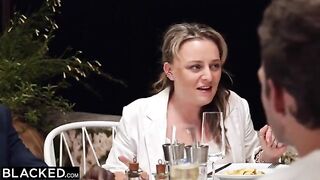 Naughty Stefany fantasizes about her boyfriend's big brother's impressive size