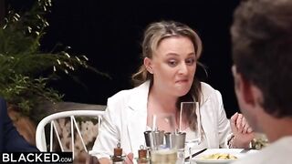 Naughty Stefany fantasizes about her boyfriend's big brother's impressive size