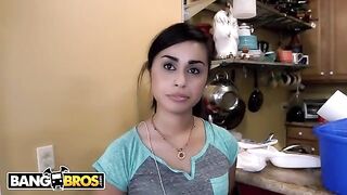 A hot Latina maid gets fucked by her client in BangBros scene
