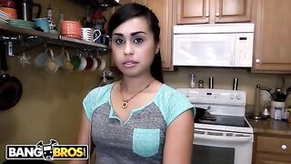 A hot Latina maid gets fucked by her client in BangBros scene