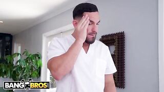 Peter Green massaged the hot busty PAWG Blake Blossom