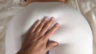 Pervert stepsbro caught his sister watching porn and fucked her doggy style