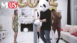 Violet Myers won a sexy prize after playing a wild game on Jerkaoke