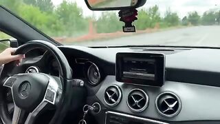 Hot Italian girl buys a used car and fucks the seller