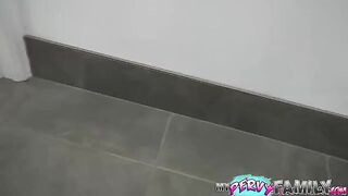 My stepmom is angry at my dad, so she took me to fuck