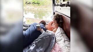 A lovely and gentle sex in nature with a wonderful woman