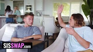The guys thought it would be funny to play a trick on their stepsisters