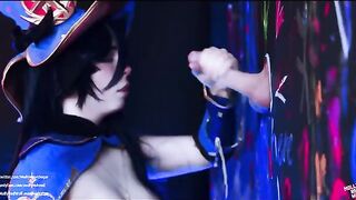 Mona, the astrologer from Genshin Impact, pays her debts in a unique way