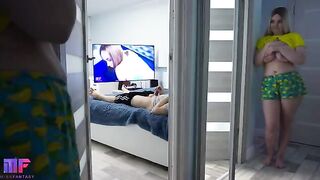The stepdaughter continued to spy on her stepfather in part 2