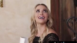 The beautiful girl Mia Malkova wants a job and goes for an interview